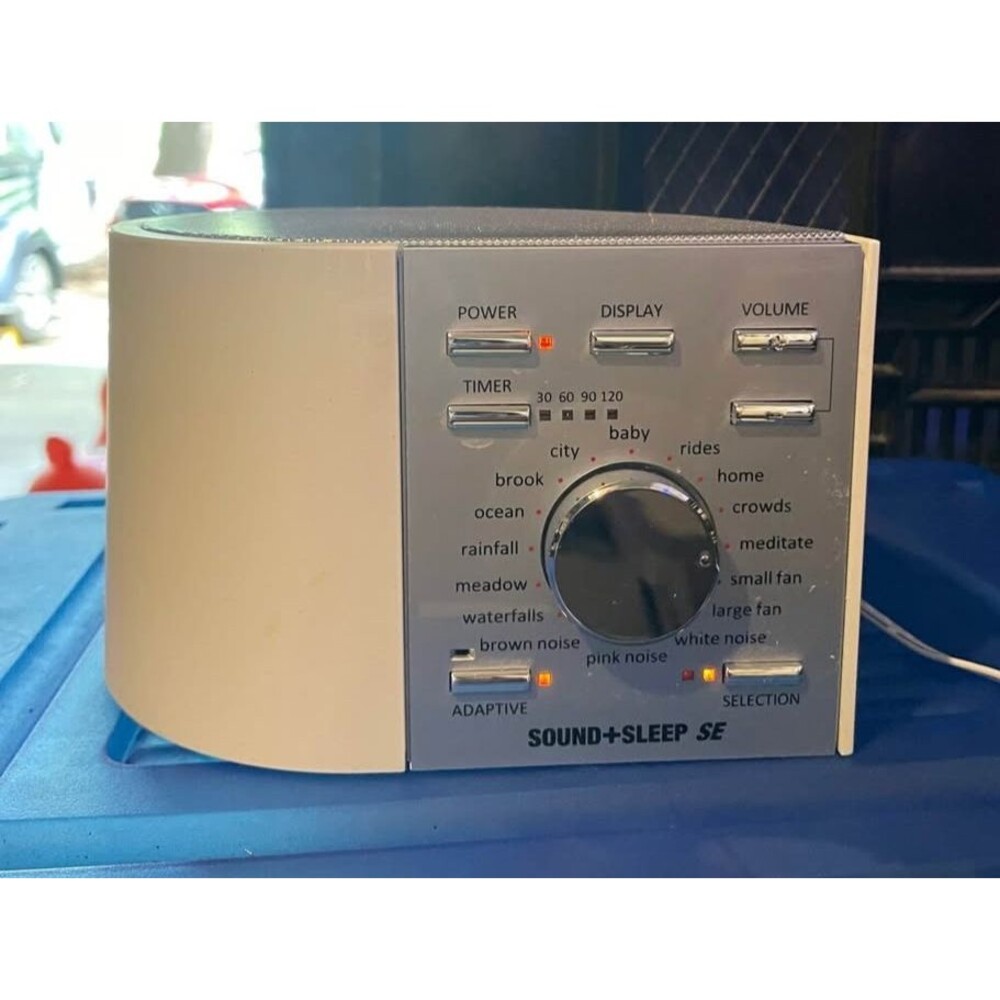 Sound+Sleep 1501437 SE Adaptive Sound Sleep Therapy System - White/Silver